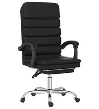 Bürostuhl mit Massagefunktion Schwarz Kunstleder