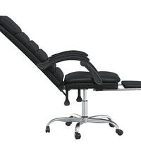 Bürostuhl mit Massagefunktion Schwarz Kunstleder