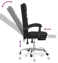 Bürostuhl mit Massagefunktion Schwarz Kunstleder