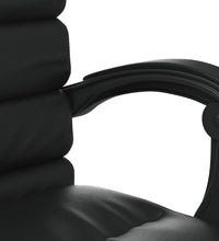 Bürostuhl mit Massagefunktion Schwarz Kunstleder