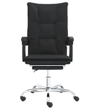 Bürostuhl mit Liegefunktion Schwarz Kunstleder