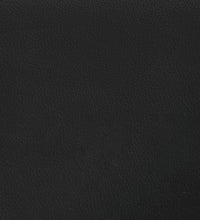 Bürostuhl mit Liegefunktion Schwarz Kunstleder