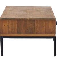 Couchtisch 90x50x35 cm Massivholz Kiefer