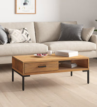 Couchtisch 90x50x35 cm Massivholz Kiefer
