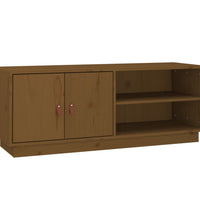 TV-Schrank Honigbraun 105x34x40 cm Massivholz Kiefer