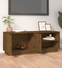 TV-Schrank Honigbraun 105x34x40 cm Massivholz Kiefer