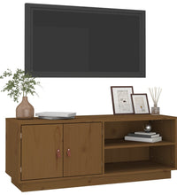 TV-Schrank Honigbraun 105x34x40 cm Massivholz Kiefer