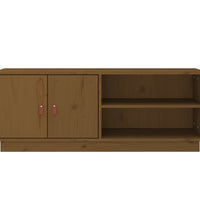 TV-Schrank Honigbraun 105x34x40 cm Massivholz Kiefer