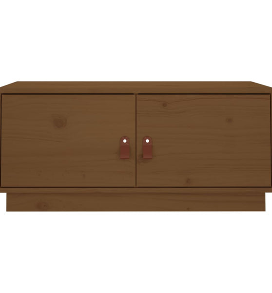 Couchtisch Honigbraun 80x50x35 cm Massivholz Kiefer