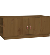 Couchtisch Honigbraun 100x50x41 cm Massivholz Kiefer
