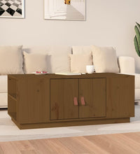 Couchtisch Honigbraun 100x50x41 cm Massivholz Kiefer
