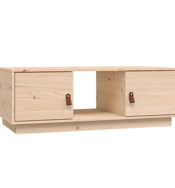 Couchtisch 100x50x35 cm Massivholz Kiefer