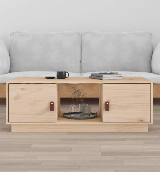 Couchtisch 100x50x35 cm Massivholz Kiefer