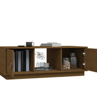 Couchtisch Honigbraun 100x50x35 cm Massivholz Kiefer