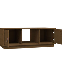 Couchtisch Honigbraun 100x50x35 cm Massivholz Kiefer