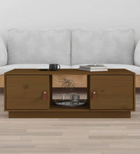 Couchtisch Honigbraun 100x50x35 cm Massivholz Kiefer