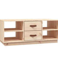 Couchtisch 100x50x41 cm Massivholz Kiefer