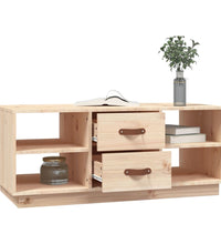 Couchtisch 100x50x41 cm Massivholz Kiefer