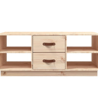 Couchtisch 100x50x41 cm Massivholz Kiefer