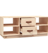 Couchtisch 100x50x41 cm Massivholz Kiefer