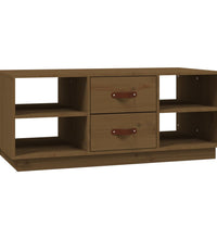 Couchtisch Honigbraun 100x50x41 cm Massivholz Kiefer