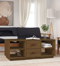 Couchtisch Honigbraun 100x50x41 cm Massivholz Kiefer