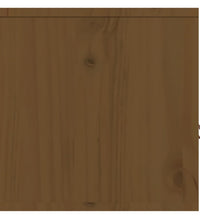 Wandschränke 2 Stk. Honigbraun 80x30x30 cm Massivholz Kiefer