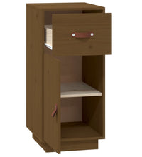 Sideboard Honigbraun 34x40x75 cm Massivholz Kiefer