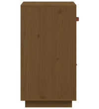 Sideboard Honigbraun 34x40x75 cm Massivholz Kiefer