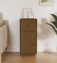Sideboard Honigbraun 34x40x75 cm Massivholz Kiefer