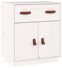 Sideboard Weiß 65,5x40x75 cm Massivholz Kiefer