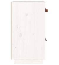 Sideboard Weiß 65,5x40x75 cm Massivholz Kiefer