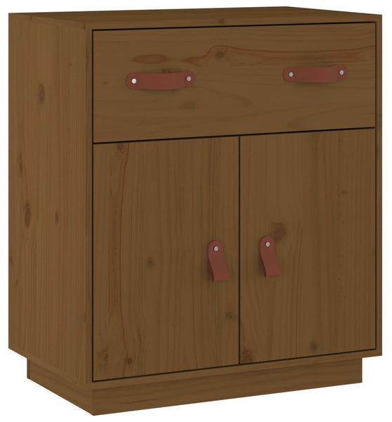 Sideboard Honigbraun 65,5x40x75 cm Massivholz Kiefer