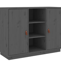 Sideboard Grau 100x40x75 cm Massivholz Kiefer