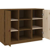 Sideboard Honigbraun 100x40x75 cm Massivholz Kiefer