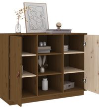 Sideboard Honigbraun 100x40x75 cm Massivholz Kiefer