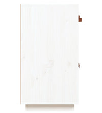 Sideboard Weiß 98,5x40x75 cm Massivholz Kiefer