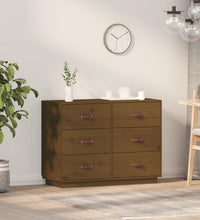 Sideboard Honigbraun 100x40x75 cm Massivholz Kiefer