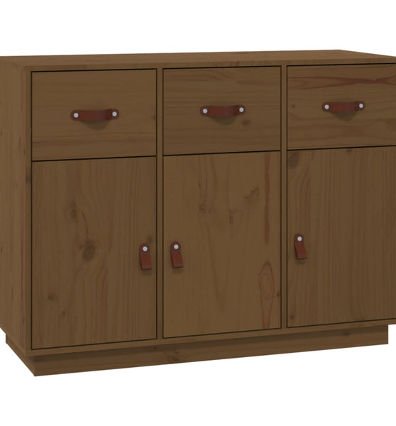Sideboard Honigbraun 100x40x75 cm Massivholz Kiefer