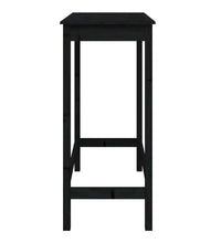 Bartisch Schwarz 100x50x110 cm Massivholz Kiefer