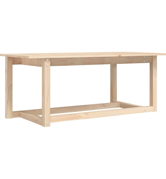 Couchtisch 110x55x45 cm Massivholz Kiefer