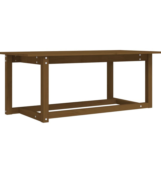 Couchtisch Honigbraun 110x55x45 cm Massivholz Kiefer