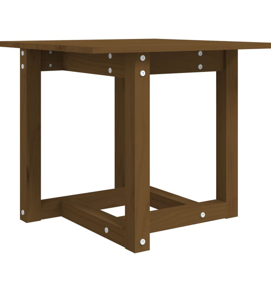 Couchtisch Honigbraun 50x50x45 cm Massivholz Kiefer