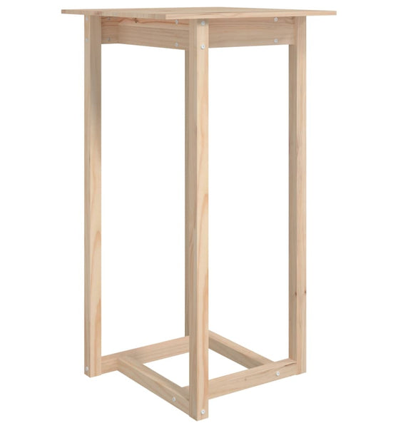 Bartisch 60x60x110 cm Massivholz Kiefer