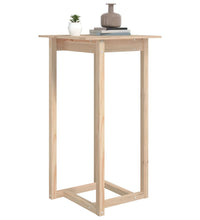 Bartisch 60x60x110 cm Massivholz Kiefer