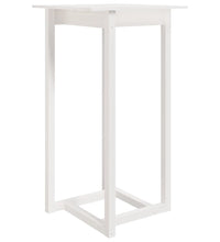 Bartisch Weiß 60x60x110 cm Massivholz Kiefer