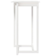 Bartisch Weiß 60x60x110 cm Massivholz Kiefer