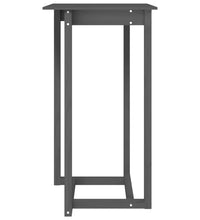 Bartisch Grau 60x60x110 cm Massivholz Kiefer