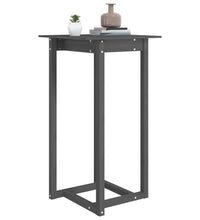Bartisch Grau 60x60x110 cm Massivholz Kiefer