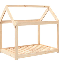 Hundebett 101x70x90 cm Massivholz Kiefer